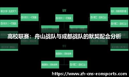 高校联赛:舟山战队与成都战队的默契配合分析
