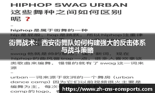 街舞战术：西安街舞队如何构建强大的反击体系与战斗策略